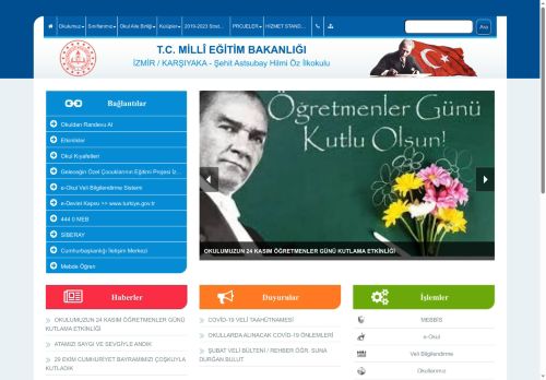 Şehit Astsubay Hilmi Öz İlkokulu - İZMİR / KARŞIYAKA