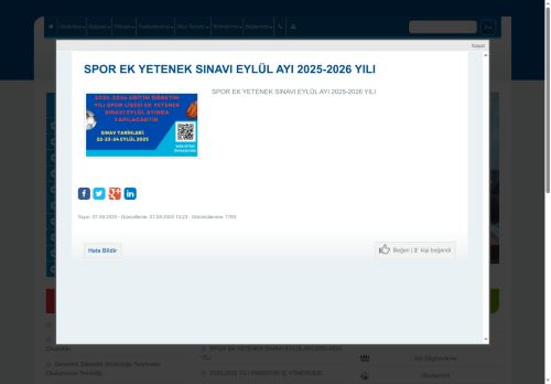 Şehit Prof. Dr. İlhan Varank Anadolu İmam Hatip Lisesi - İZMİR / KARŞIYAKA