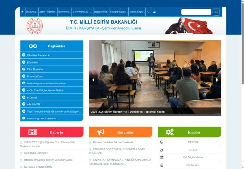 Şemikler Anadolu Lisesi - İZMİR / KARŞIYAKA
