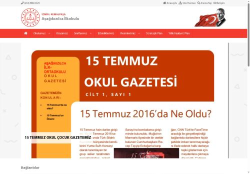 Aşağıkızılca İlkokulu - İZMİR / KEMALPAŞA