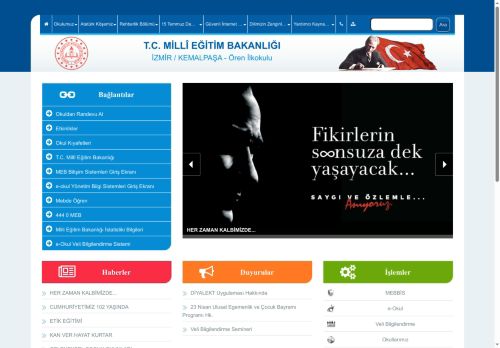 Ören İlkokulu - İZMİR / KEMALPAŞA