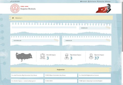 Bağalan İlkokulu - İZMİR / KINIK