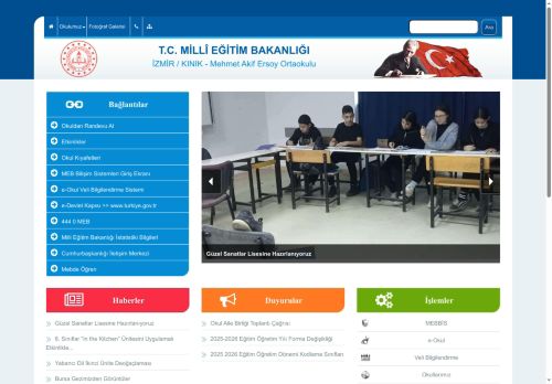 Mehmet Akif Ersoy Ortaokulu - İZMİR / KINIK