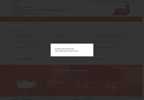 Ahmet Şefika Kilimci Özel Eğitim Uygulama Okulu II. Kademe - İZMİR / KONAK