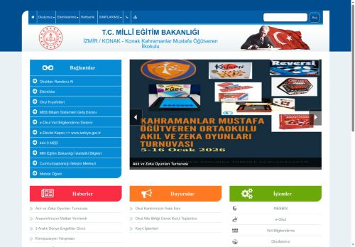 Konak Kahramanlar Mustafa Öğütveren İlkokulu - İZMİR / KONAK