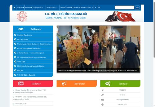 50. Yıl Anadolu Lisesi - İZMİR / KONAK