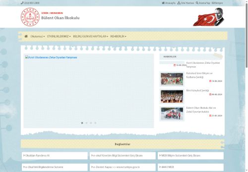 Bülent Okan İlkokulu - İZMİR / MENEMEN