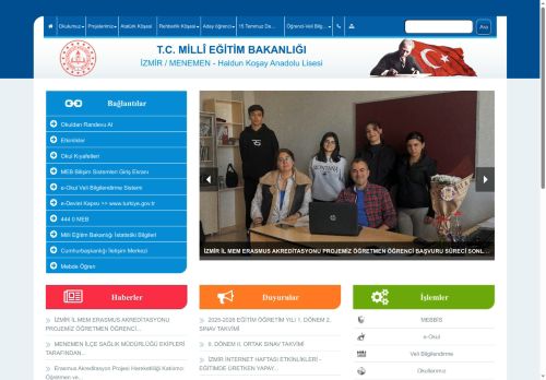 Haldun Koşay Anadolu Lisesi - İZMİR / MENEMEN