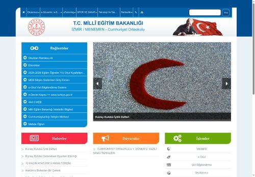 Cumhuriyet Ortaokulu - İZMİR / MENEMEN