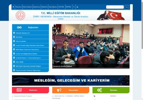 Menemen Mesleki ve Teknik Anadolu Lisesi - İZMİR / MENEMEN
