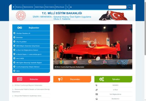 Sabahat Akşiray Özel Eğitim Uygulama Okulu II. Kademe - İZMİR / MENEMEN