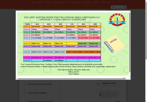 Didem Işıklı Ortaokulu - İZMİR / NARLIDERE