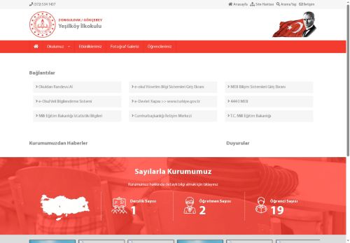Yeşilköy İlkokulu - ZONGULDAK / GÖKÇEBEY