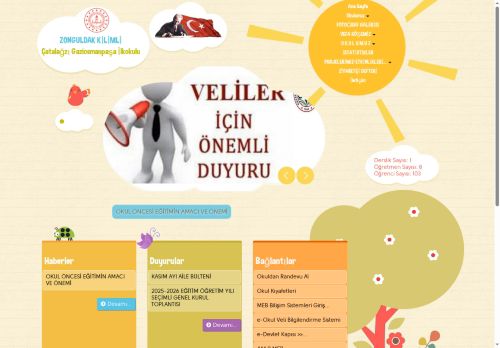Çatalağzı Gaziosmanpaşa İlkokulu - ZONGULDAK / KİLİMLİ