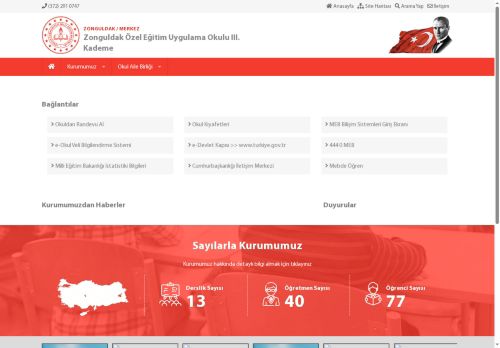 Zonguldak Özel Eğitim Uygulama Okulu III. Kademe - ZONGULDAK / MERKEZ