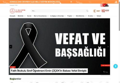 DEVREK İLÇE MİLLÎ EĞİTİM MÜDÜRLÜĞÜ - MEB ZONGULDAK