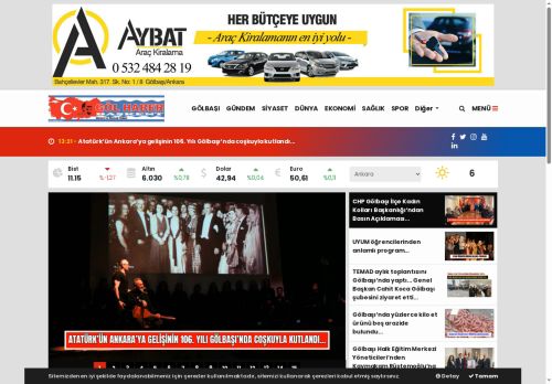 Gölbaşı’nda sağlık standı kuruldu... 18 Nisan’a kadar devam edecek...