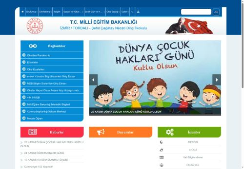 Şehit Çağatay Necati Dinç İlkokulu - İZMİR / TORBALI