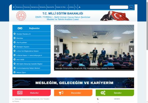 Şehit Uzman Çavuş Harun Şenözüar Mesleki ve Teknik Anadolu Lisesi - İZMİR / TORBALI