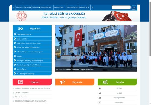 80.Yıl Çaybaşı Ortaokulu - İZMİR / TORBALI