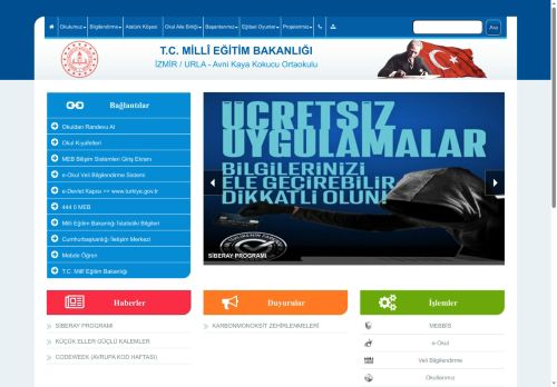 Avni Kaya Kokucu Ortaokulu - İZMİR / URLA