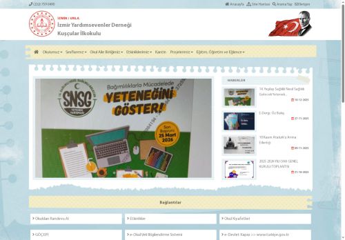 İzmir Yardımsevenler Derneği Kuşçular İlkokulu - İZMİR / URLA