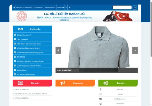 Perihan Mahmut Celalettin Demirgüreş Ortaokulu - İZMİR / URLA