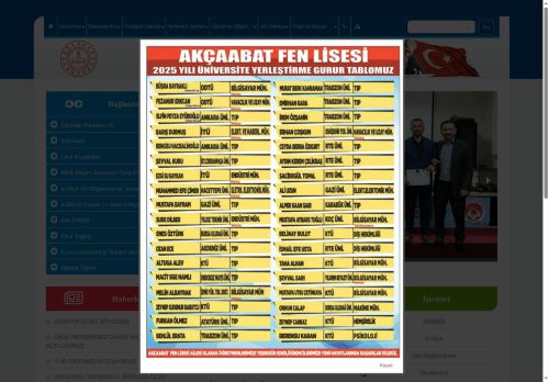 Akçaabat Fen Lisesi - TRABZON / AKÇAABAT