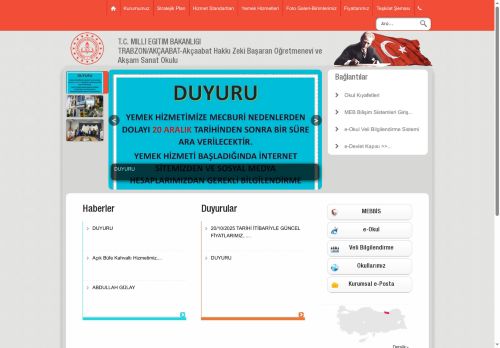 Akçaabat Hakkı Zeki Başaran Öğretmenevi ve Akşam Sanat Okulu - TRABZON / AKÇAABAT