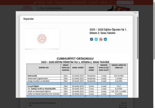 Cumhuriyet Ortaokulu - TRABZON / AKÇAABAT