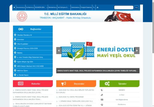 Hakkı Altıntaş Ortaokulu - TRABZON / AKÇAABAT