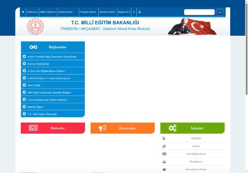 Kaleönü Murat Köse İlkokulu - TRABZON / AKÇAABAT