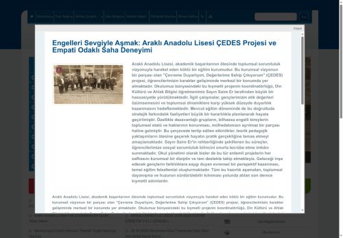 Araklı Anadolu Lisesi - TRABZON / ARAKLI