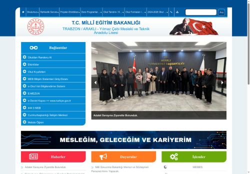 Yılmaz Çebi Mesleki ve Teknik Anadolu Lisesi - TRABZON / ARAKLI