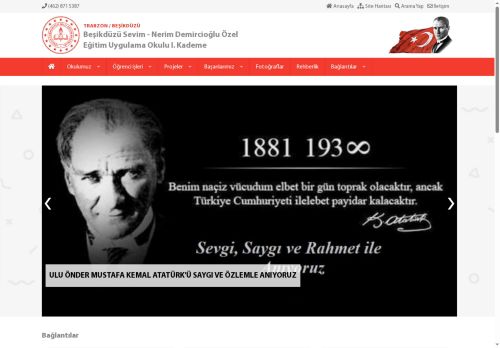 Nerim Demircioğlu Özel Eğitim Uygulama Okulu I. Kademe - TRABZON / BEŞİKDÜZÜ - Beşikdüzü Sevim