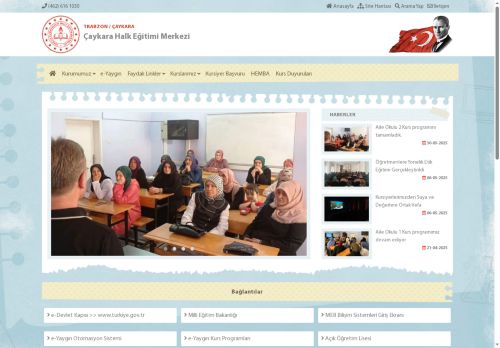 Çaykara Halk Eğitimi Merkezi - TRABZON / ÇAYKARA