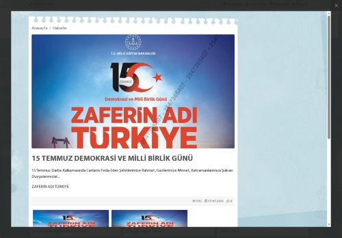 Gürgendağ İlkokulu - TRABZON / DÜZKÖY