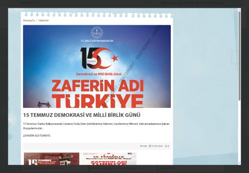 Gürgendağ Ortaokulu - TRABZON / DÜZKÖY