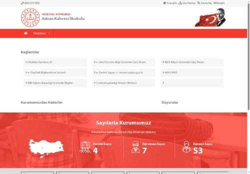 Adnan Kahveci İlkokulu - TRABZON / KÖPRÜBAŞI