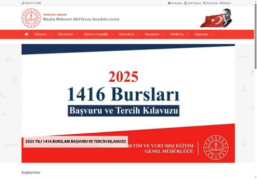 Maçka Mehmet Akif Ersoy Anadolu Lisesi - TRABZON / MAÇKA