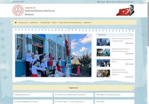 Bölümlü Mehmet Akif Ersoy İlkokulu - TRABZON / OF