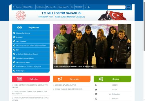 Fatih Sultan Mehmet Ortaokulu - TRABZON / OF