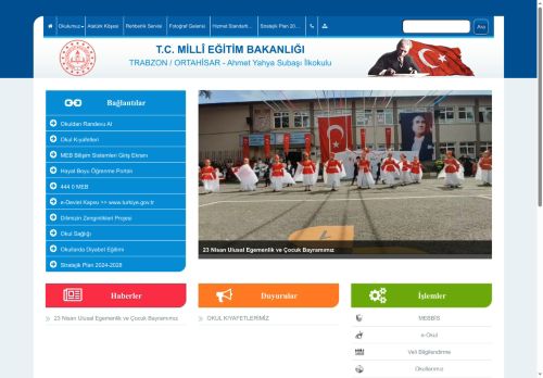 Ahmet Yahya Subaşı İlkokulu - TRABZON / ORTAHİSAR