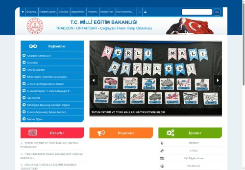 Çağlayan İmam Hatip Ortaokulu - TRABZON / ORTAHİSAR