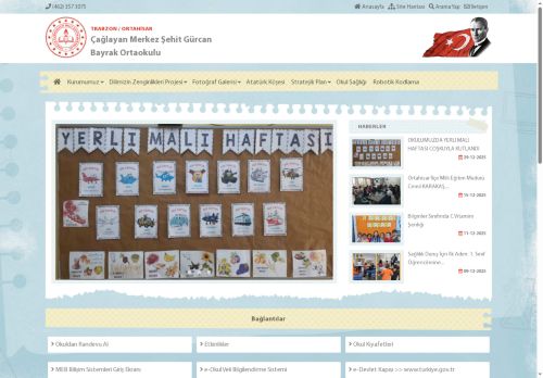 Çağlayan Merkez Şehit Gürcan Bayrak Ortaokulu - TRABZON / ORTAHİSAR