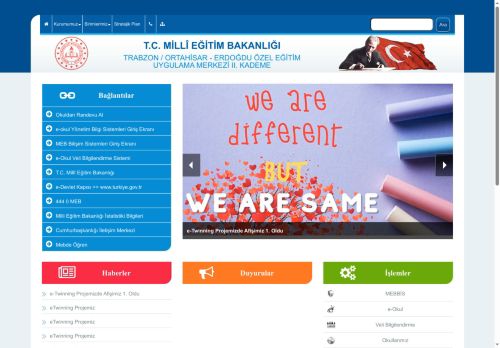 ERDOĞDU ÖZEL EĞİTİM UYGULAMA MERKEZİ II. KADEME - TRABZON / ORTAHİSAR