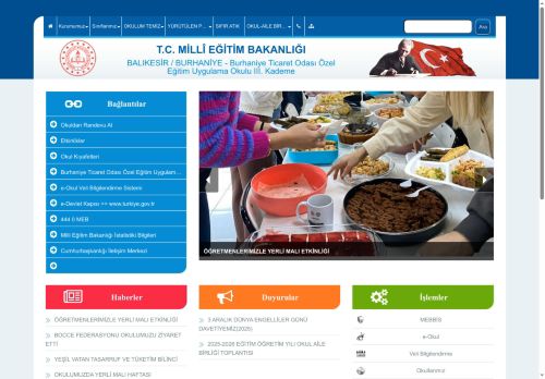 Burhaniye Ticaret Odası Özel Eğitim Uygulama Okulu III. Kademe - BALIKESİR / BURHANİYE