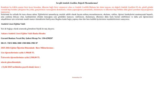 Ankara Atatürk Lisesi Eğitim Vakfı