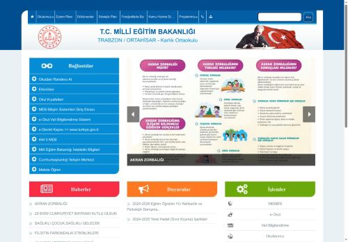 Karlık Ortaokulu - TRABZON / ORTAHİSAR