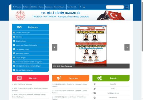 Karşıyaka İmam Hatip Ortaokulu - TRABZON / ORTAHİSAR